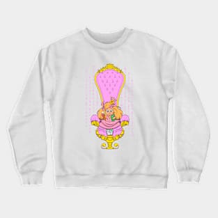 Pink princess all for the princess Crewneck Sweatshirt